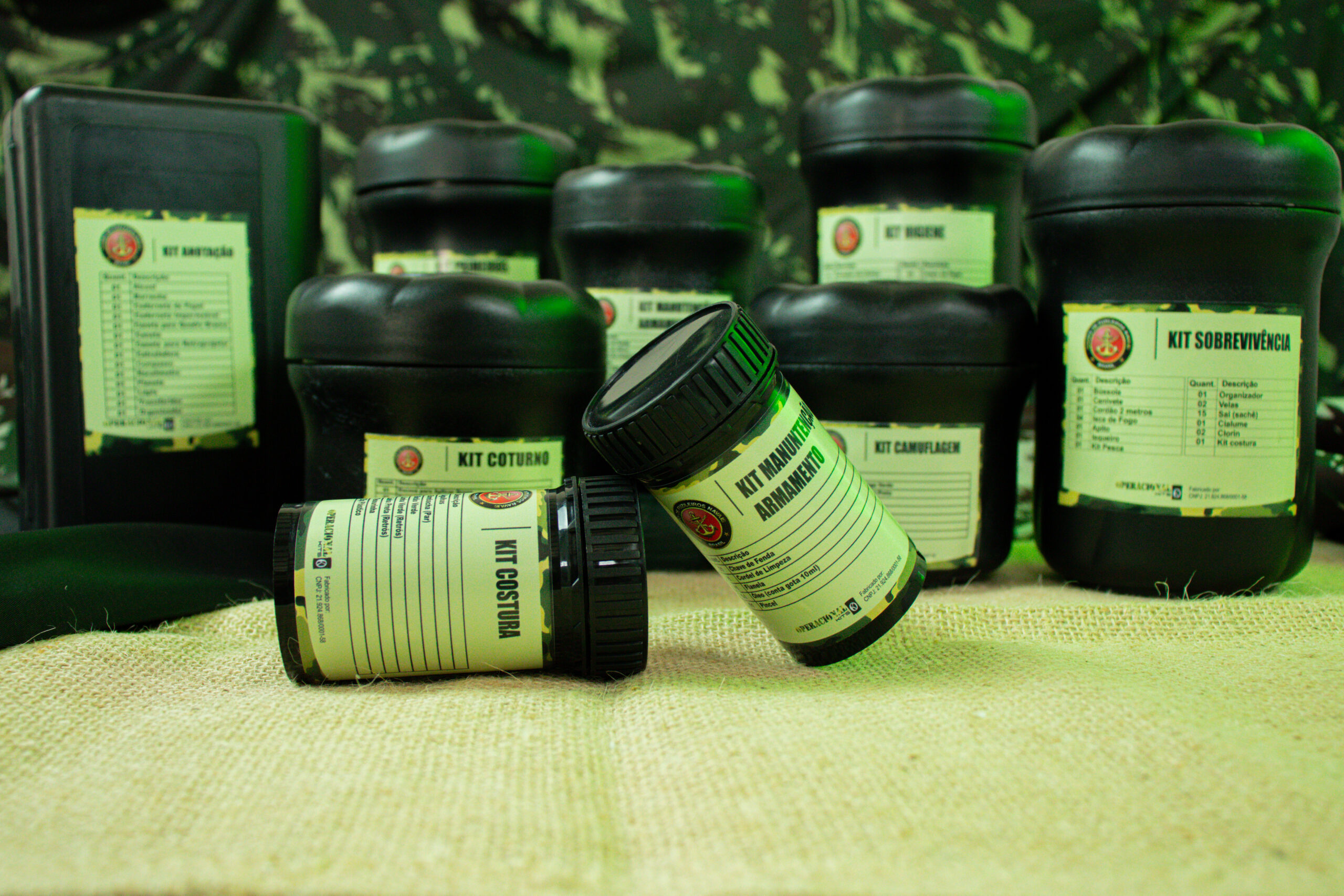 operacional_kits-1 Lista de Material AMAN Material obrigatório EsSA Kit Guerra na Selva Equipamentos para cursos do Exército