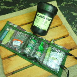 Kit Sobrevivência Militar para cursos especiais de formação do Exército.